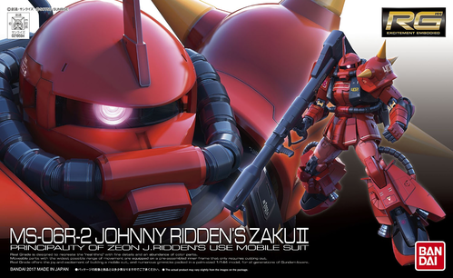 GUNDAM RG -26- MS-06R-2 JOHNNY RIDDEN CUSTOM ZAKU II 1/144