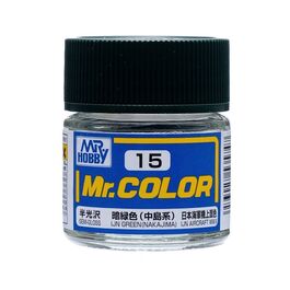 MR COLOR -C015- IJN GREEN - NAKAJIMA - 10ML MR COLOR -C015- IJN GREEN - NAKAJIMA - 10ML