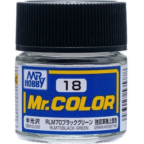 MR COLOR -C018- RLM70 BLACK GREEN - 10ML