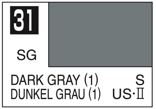 MR COLOR -C031- DARK GRAY 1 - 10ML