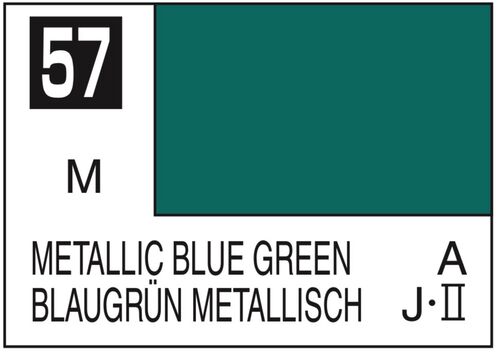 MR COLOR -C057- METALLIC BLUE GREEN - 10ML