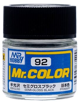 MR COLOR -C092- SEMI GLOSS BLACK - 10ML MR COLOR -C092- SEMI GLOSS BLACK - 10ML