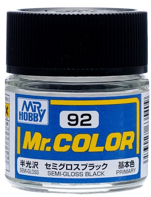 MR COLOR -C092- SEMI GLOSS BLACK - 10ML