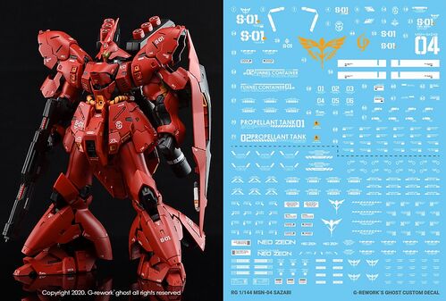 G-REWORK -RG- MSN-04 SAZABI