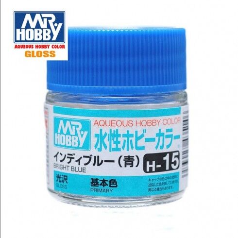 AQUEOUS -H15- BRIGHT BLUE -AZUL ELECTRICO- (MR. COLOR) 10ML