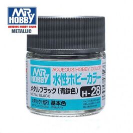 AQUEOUS -H28- METAL BLACK -NEGRO METAL- (MR. COLOR) 10ML