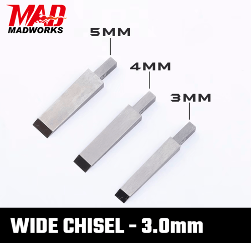 MADWORKS WIDE CHISEL 3.0MM