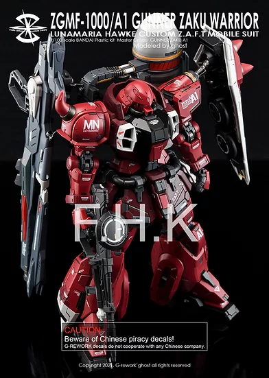 G REWORK -MG- GUNNER ZAKU WARRIOR