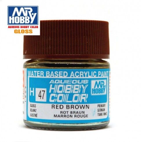 AQUEOUS -H47- RED BROWN -MARRON ROJIZO- (MR. COLOR) 10ML