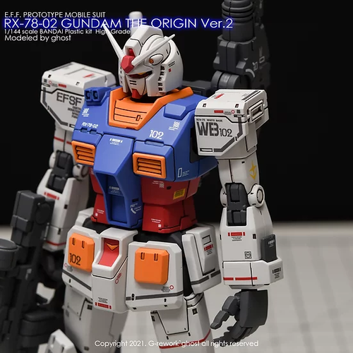 G-REWORK -HG- GUNDAM THE ORIGIN RX-78