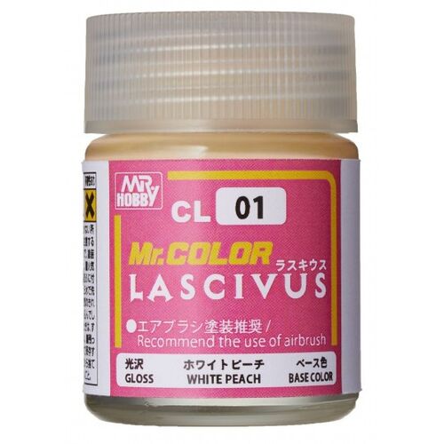 MR HOBBY LASCIVUS COLOR CL01 - WHITE PEACH 18ML