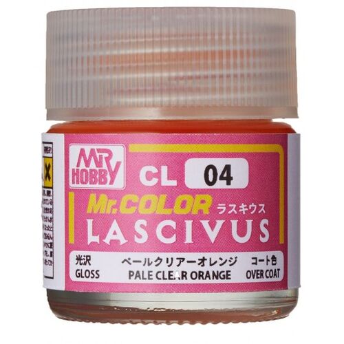 MR HOBBY LASCIVUS COLOR CL04 - PALE CLEARE ORANGE 10ML