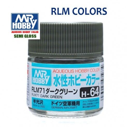 AQUEOUS -H64- RLM71 DARK GREEN -RLM71 VERDE OSCURO- (MR. COLOR) 10ML