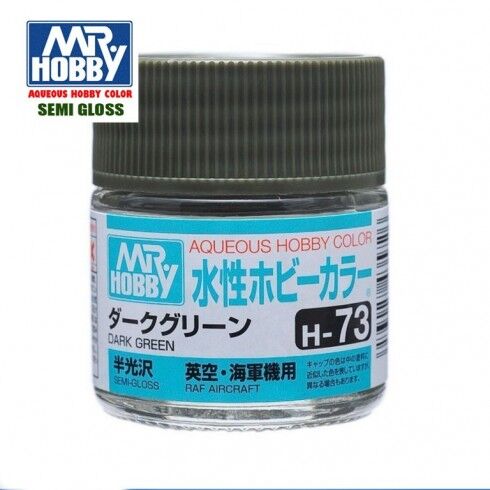 AQUEOUS -H73- DARK GREEN -VERDE OSCURO- (MR. COLOR) 10ML