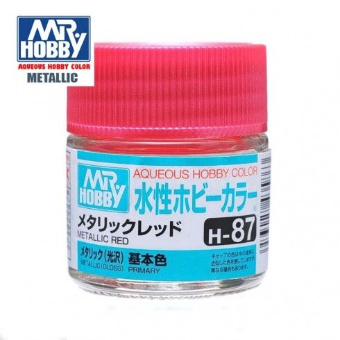 AQUEOUS -H87- METALLIC RED -ROJO METALICO- (MR. COLOR) 10ML