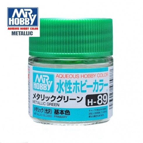 AQUEOUS -H89- METALLIC GREEN -VERDE METALICO- (MR. COLOR) 10ML