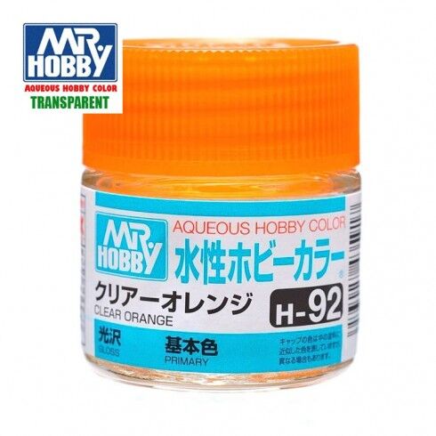 AQUEOUS -H92- CLEAR ORANGE -NARANJA CLARO TRANS- (MR. COLOR) 10ML