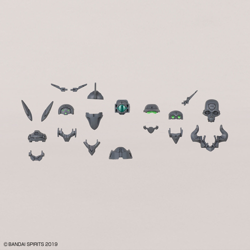 30MM - OPTION PARTS -W16- SET 7 HEAD B 1/144