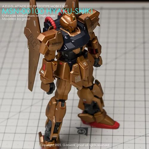 G-REWORK -HG- MSN-00100 HYAKUSHIKI