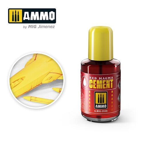 AMMO MIG RED MAGMA CEMENT - 30 ML