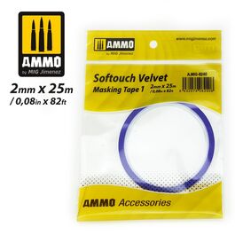 AMMO SOFTOUCH VELVET MASKING TAPE 1 (2mm X 25M) AMMO SOFTOUCH VELVET MASKING TAPE 1 (2mm X 25M)