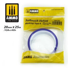 AMMO SOFTOUCH VELVET MASKING TAPE 4 (20mm X 25M) AMMO SOFTOUCH VELVET MASKING TAPE 4 (20mm X 25M)