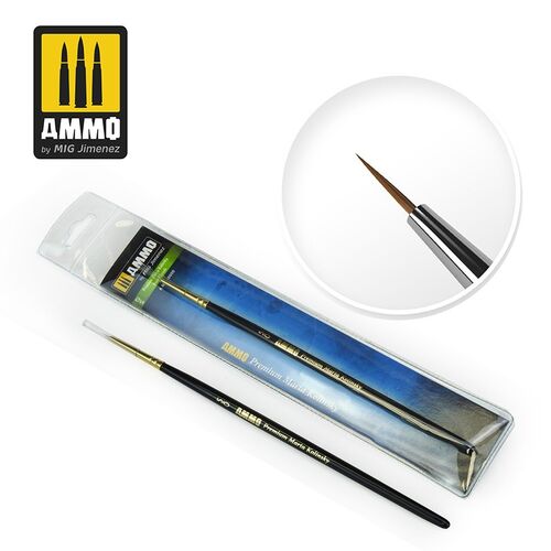 AMMO PREMIUM MARTA KOLINSKY ROUND BRUSH 5/0