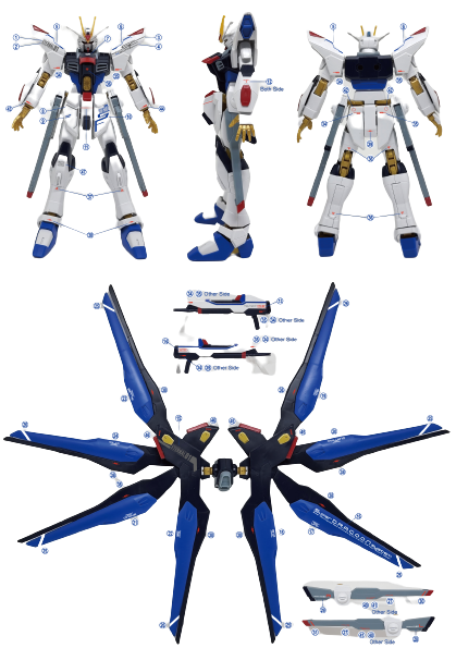 DELPI DECAL - HGCE 1/144 STRIKE FREEDOM