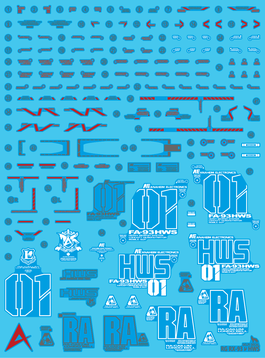 DELPI DECAL - 1/144 RG RX-93 NU HWS