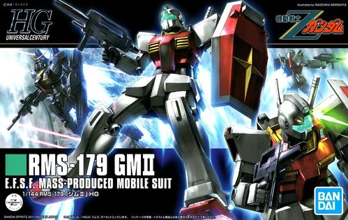 GUNDAM HGUC -131- RMS-179 GMII (GUNDAM MODEL KITS) 1/144