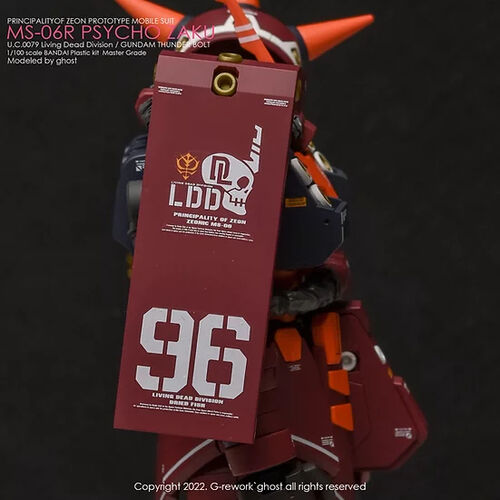 G REWORK -MG- MS-06R ZAKU II PSYCHO ZAKU