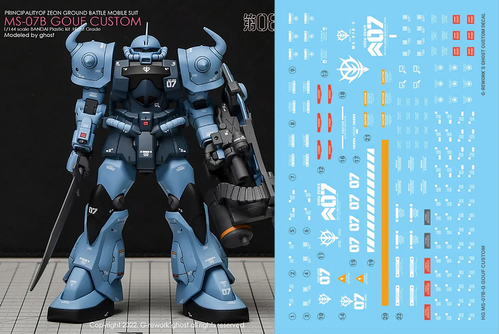 G REWORK -HG- MS-07B-3 GOUF CUSTOM