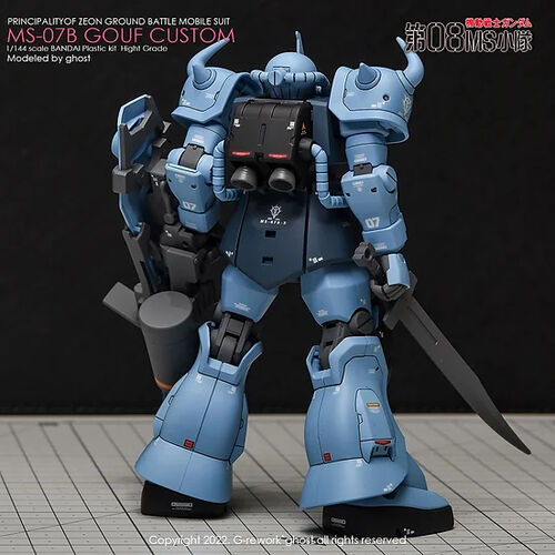 G REWORK -HG- MS-07B-3 GOUF CUSTOM