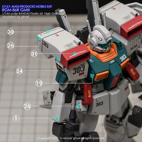 G REWORK -HG- RGM-86 GM III