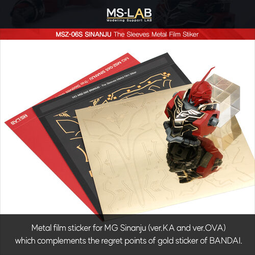 MS-LAB METAL FILM STICKER MSZ-06S SINANJU VER KA / OVA